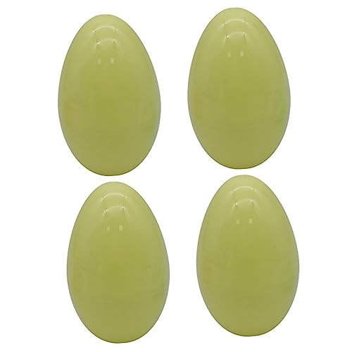 Warmhm 4 Stück Ostereier für Jumbo leer Dekorationen Party Jagd plastikenten easter eggs easter egg decoration süssigkeiten mitgebsel easter decoration Plastikei Osterspielzeug Deko-Ei von Warmhm