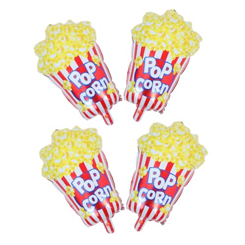 Warmhm 4 Stück Popcornballon Popcorn-Partyzubehör Filmpartydekorationen Popcorn Party bevorzugt Partydekorationen für Filmabende Geburtstagsfeier Snack Dekorationen Aluminiumfolie Warmhm 4 Stück Popcornballon Popcorn-Partyzubehör Filmpartydekorationen Popcorn Party bevorzugt Partydekorationen für Filmabende Geburtstagsfeier Snack Dekorationen Aluminiumfolie von Warmhm