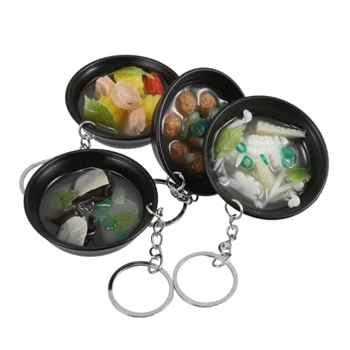 Warmhm 4 Stück Realistische Imitation von Suppenschalen für Kreative Accessoires für Taschen und Schulbedarf Kawaii Design Warmhm 4 Stück Realistische Imitation von Suppenschalen für Kreative Accessoires für Taschen und Schulbedarf Kawaii Design von Warmhm