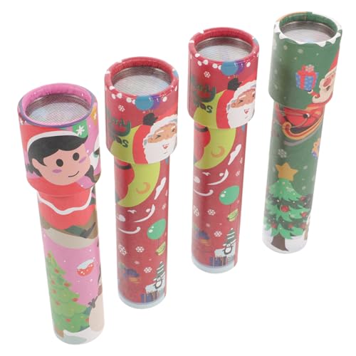 Warmhm 4 Stück Weihnachts Kaleidoskope Teiliges Prismenspielzeug für Pädagogisches Kreativität und Entdeckung Mitgebsel für Partys Warmhm 4 Stück Weihnachts Kaleidoskope Teiliges Prismenspielzeug für Pädagogisches Kreativität und Entdeckung Mitgebsel für Partys von Warmhm