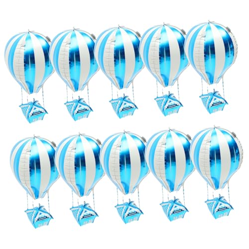 Warmhm 40 Stk Heißluftballon Luftballons Ballon-Heliumtank heiße Luft Ornament Hochzeitsdekorationen Junge Geburtstagsfeier Ballon Duschballons aufblasbar Heliumballon 4d von Warmhm
