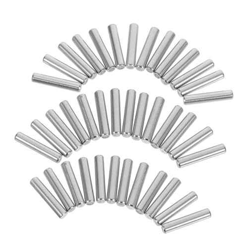 Warmhm 40 Stück Dübelstifte, 25 X 5 Mm, Regalstützstifte, Zylindrische Regalstifte Aus, Schrankdübelbeschläge Für Möbelersatz, Befestigung Komponentenposition von Warmhm