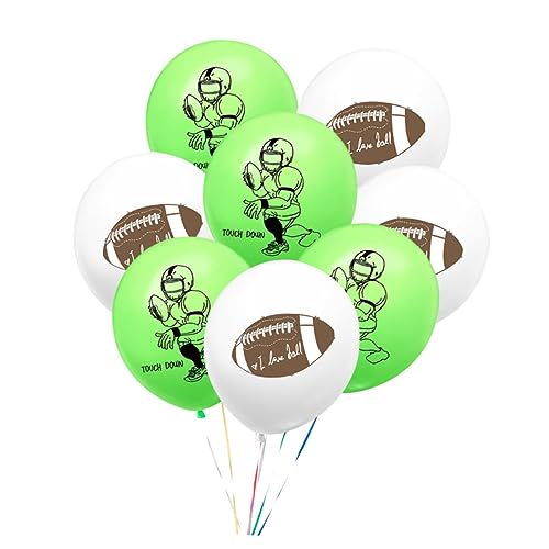 Warmhm 40St Partyzubehör Luftballons wandverkleidung wand polsterung Trainingsanzug Luftballons für Geburtstagsfeiern Latexballons bedrucken Fußball-Latexballons für Partys Emulsion von Warmhm
