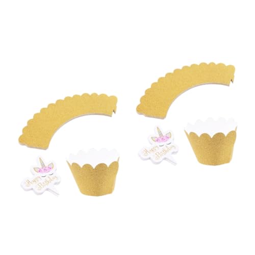 Warmhm Cupcakes 48 Stk Kuchen Pappbecher Zylinder Dekorationszubehör Für Desserttische von Warmhm