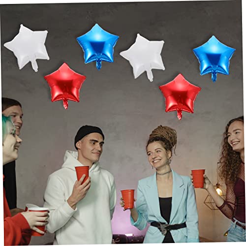 Warmhm 48 Stück Teiliges Aluminiumfolie Sternballons in Rot Blau und Weiß Patriotische Partydeko für Unabhängigkeitstag Labor Day Veteranentag Langlebige Sichere und Dekorative Ballons Warmhm 48 Stück Teiliges Aluminiumfolie Sternballons in Rot Blau und Weiß Patriotische Partydeko für Unabhängigkeitstag Labor Day Veteranentag Langlebige Sichere und Dekorative Ballons von Warmhm
