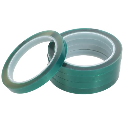Warmhm 5 Rollen Hitzebeständiges Abdeckband Professionelles Hochflexibles Klebeband für Sublimation ohne Rückstände für Elektronik und DIY Projekte Warmhm 5 Rollen Hitzebeständiges Abdeckband Professionelles Hochflexibles Klebeband für Sublimation ohne Rückstände für Elektronik und DIY Projekte von Warmhm