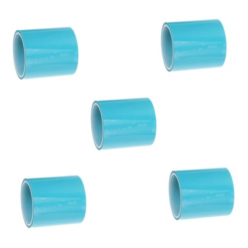 Warmhm 5 Rollen Hitzebeständiges Epoxidharz Klebeband Uv Resistent DIY Resin Tape für Kristallformen Nahtlos Spurlos für Schmuckfassung Reparatur und Bastelprojekte von Warmhm