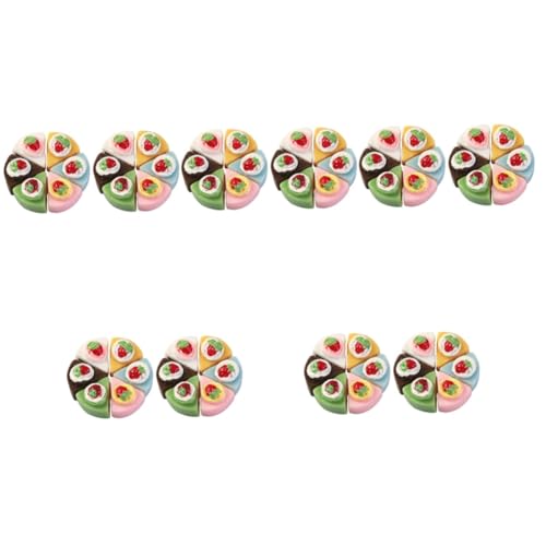 Warmhm 5 Sätze Teiliges Kuchen Für Puppenhaus Dessert Modelle Für Kreative Rollenspiele Dekoration Von Küchen 12 Stück * 5 von Warmhm