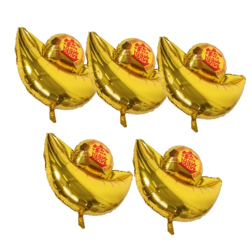 Warmhm 5 Stück -Ballon Dekorationen Party -Requisiten umwerben Silvester-Party-Luftballons Glücklich goldene luftballons Folienballons Neujahrsballon-Set Aluminiumfolie Warmhm 5 Stück -Ballon Dekorationen Party -Requisiten umwerben Silvester-Party-Luftballons Glücklich goldene luftballons Folienballons Neujahrsballon-Set Aluminiumfolie von Warmhm