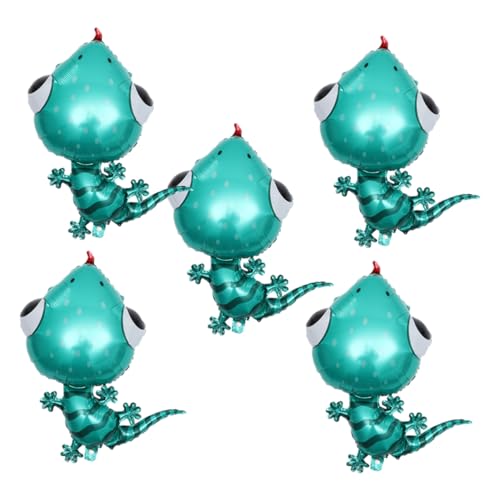 Warmhm 5 Stück Gecko -Ballon Tiere Thema Party aufblasbarer Gecko Gecko-Luftballons zum Mädchengeburtstag süße Tierballons Ballon für die Dekoration Gecko-Ballons Aluminiumfolie Blau Warmhm 5 Stück Gecko -Ballon Tiere Thema Party aufblasbarer Gecko Gecko-Luftballons zum Mädchengeburtstag süße Tierballons Ballon für die Dekoration Gecko-Ballons Aluminiumfolie Blau von Warmhm