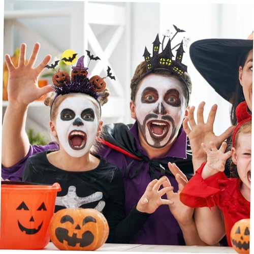 Warmhm 5 Stück Halloween-Stirnband Halloween-Haar-Accessoires süße für Frauen Kürbis-Kopfschmuck Party-Stirnbänder Baumwolle Warmhm 5 Stück Halloween-Stirnband Halloween-Haar-Accessoires süße für Frauen Kürbis-Kopfschmuck Party-Stirnbänder Baumwolle von Warmhm