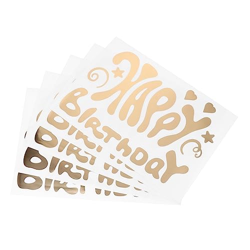 Warmhm 5 Stück Teiliges Selbstklebende Ballonaufkleber für Geburtstagsfeiern Transparente DIY Sticker mit Happy Birthday Design zur Dekoration von Luftballons für Festliche Warmhm 5 Stück Teiliges Selbstklebende Ballonaufkleber für Geburtstagsfeiern Transparente DIY Sticker mit Happy Birthday Design zur Dekoration von Luftballons für Festliche von Warmhm