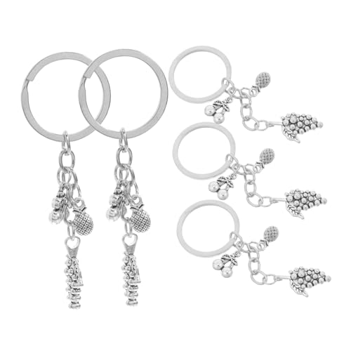 Warmhm 5 Stück Teiliges Sommer Schlüsselanhänger aus Fruchtige Hawaii Party Charms für Frauen und Mädchen Handtaschen Anhänger für Luau Feiern und Warmhm 5 Stück Teiliges Sommer Schlüsselanhänger aus Fruchtige Hawaii Party Charms für Frauen und Mädchen Handtaschen Anhänger für Luau Feiern und von Warmhm