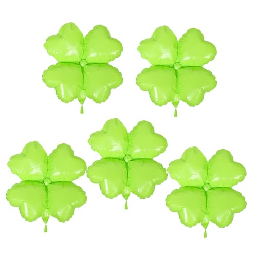 Warmhm 5 Stück Vierblättrige Ballons St Patrick'S Day Zubehör St Patrick'S Themenparty Dekorationszubehör St Patrick'S Day Stil Ballon St Patrick'S Party Ornament Pe Grün Warmhm 5 Stück Vierblättrige Ballons St Patrick'S Day Zubehör St Patrick'S Themenparty Dekorationszubehör St Patrick'S Day Stil Ballon St Patrick'S Party Ornament Pe Grün von Warmhm