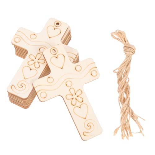 Warmhm 50 Stück Holzkreuz Anhänger Zum Basteln – Unvollendete Kleine Holzscheiben Für DIY-Projekte - Geschenkanhänger Und Kreative Dekorationen Zu Hochzeit Geburtstag Und Warmhm 50 Stück Holzkreuz Anhänger Zum Basteln – Unvollendete Kleine Holzscheiben Für DIY-Projekte - Geschenkanhänger Und Kreative Dekorationen Zu Hochzeit Geburtstag Und von Warmhm