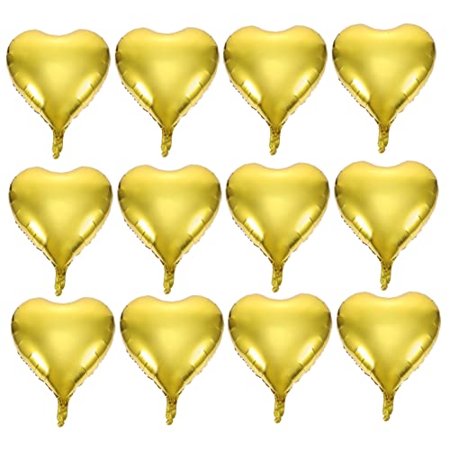 Warmhm 50 Stück Liebe Alufolienballon valentinstag luftballons Fruchtballons Ballons für Ballontiere hochzeitsdeko wand polsterung Hochzeitsballons Festivalballons Aluminiumfolie Golden Warmhm 50 Stück Liebe Alufolienballon valentinstag luftballons Fruchtballons Ballons für Ballontiere hochzeitsdeko wand polsterung Hochzeitsballons Festivalballons Aluminiumfolie Golden von Warmhm