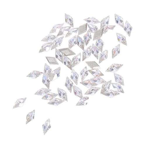Warmhm 50 Stück Mini Prismatic Manicure Nagelanhänger Mit Flacher Rückseite Bling Nagel Charms Nagelbling Strassnagelzauber Nagelsteine Nagel Edelsteine Nagelperlen Silber Zirkon Warmhm 50 Stück Mini Prismatic Manicure Nagelanhänger Mit Flacher Rückseite Bling Nagel Charms Nagelbling Strassnagelzauber Nagelsteine Nagel Edelsteine Nagelperlen Silber Zirkon von Warmhm