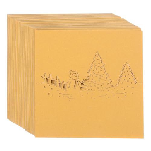 Warmhm 50 Stück Teiliges Goldene Schneemann Tischkarten mit Filigranem Ausschnitt Wiederverwendbare Platzkarten für Weihnachtsfeier Festliche Namenskarten für Bankett und Dinner Warmhm 50 Stück Teiliges Goldene Schneemann Tischkarten mit Filigranem Ausschnitt Wiederverwendbare Platzkarten für Weihnachtsfeier Festliche Namenskarten für Bankett und Dinner von Warmhm