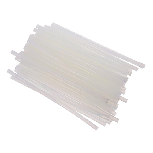 Warmhm 50 Stück Transparente Hot Melt Klebesticks mit Hoher Haftkraft Langlebig Flexibel und Temperaturbeständig Geeignet für DIY projekte Kompatibel mit Heißklebepistolen von Warmhm