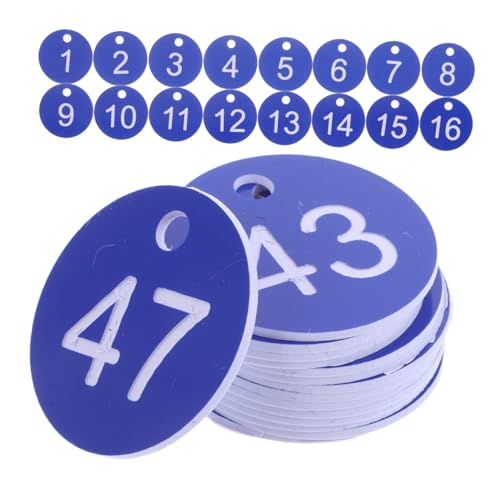 Warmhm 50 Stück Wasserfeste Id Tags mit Löchern für Einfache Identifikation für Schlüsselorganisation und Gepäckkennzeichnung Blau Warmhm 50 Stück Wasserfeste Id Tags mit Löchern für Einfache Identifikation für Schlüsselorganisation und Gepäckkennzeichnung Blau von Warmhm