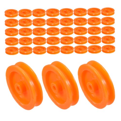 Warmhm 50Stücke Plastikscheibe Riemenscheibe Langlebige DIY Rollscheiben Für Spielzeugautos Flugzeuge Effizienter Betrieb Reibungsloses Gleiten Für Modellbau Warmhm 50Stücke Plastikscheibe Riemenscheibe Langlebige DIY Rollscheiben Für Spielzeugautos Flugzeuge Effizienter Betrieb Reibungsloses Gleiten Für Modellbau von Warmhm