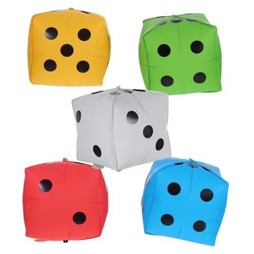 Warmhm 5Stücke Würfelballons aus Aluminiumfolie Partydekoration für Spieleabende Karnevalsfeiern und Geburtstagsfeiern Langlebige Warmhm 5Stücke Würfelballons aus Aluminiumfolie Partydekoration für Spieleabende Karnevalsfeiern und Geburtstagsfeiern Langlebige von Warmhm