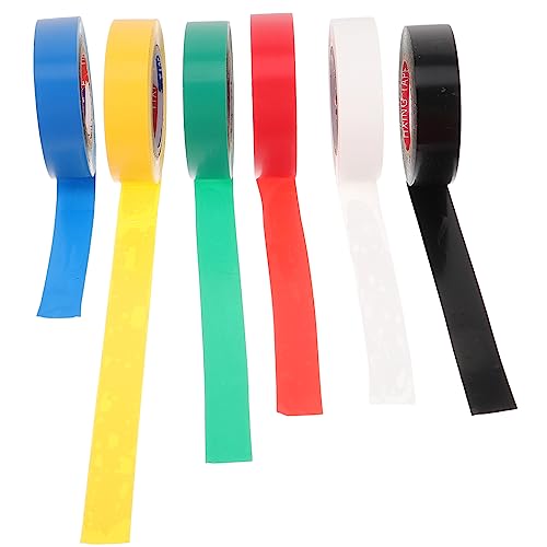 Warmhm 6 Rollen PVC Isolierband Elektrisches Klebeband Farben für Zuverlässige Isolierung und Kabelbündelung für Haushalt Industrie und Büro Geeignet von Warmhm