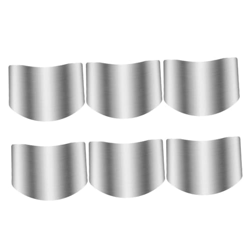 Warmhm 6 Stück Anti- -Fingerschutz Utensil Universal- Schutzwerkzeug für Anfänger Küche unerlässlich schützendes Werkzeug Schnittfingerschutz Rostfreier Stahl Warmhm 6 Stück Anti- -Fingerschutz Utensil Universal- Schutzwerkzeug für Anfänger Küche unerlässlich schützendes Werkzeug Schnittfingerschutz Rostfreier Stahl von Warmhm