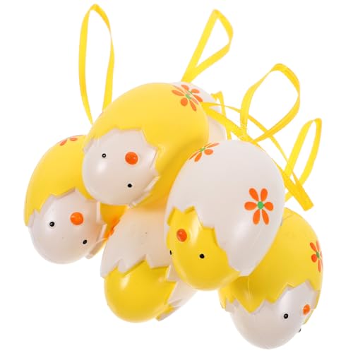 Warmhm 6 Stück Eierschalen-Küken-Anhänger Party Dekorationen easter egg decoration ostern ostegeschenke geldgeschenke zu ostern Eierschmuck Osterdekoration Plastik Yellow Warmhm 6 Stück Eierschalen-Küken-Anhänger Party Dekorationen easter egg decoration ostern ostegeschenke geldgeschenke zu ostern Eierschmuck Osterdekoration Plastik Yellow von Warmhm