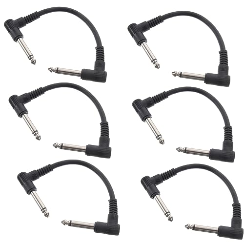 Warmhm 6 Stück Gitarren Patchkabel Hochwertiges Audio Kabel für Gitarre Bass und Keyboard Robustes Leichtes Design für Optimale Klangübertragung und Einfache Handhabung Warmhm 6 Stück Gitarren Patchkabel Hochwertiges Audio Kabel für Gitarre Bass und Keyboard Robustes Leichtes Design für Optimale Klangübertragung und Einfache Handhabung von Warmhm