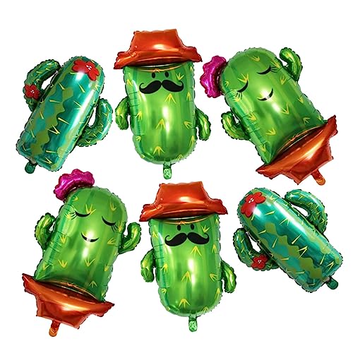 Warmhm 6 Stück Große Kaktus Luftballons Kaktus Partydesigns für Geburtstagsfeiern Hochzeiten und Babypartys Deko für Sommerfeste mit Lebendigen Farben und Stabiler Warmhm 6 Stück Große Kaktus Luftballons Kaktus Partydesigns für Geburtstagsfeiern Hochzeiten und Babypartys Deko für Sommerfeste mit Lebendigen Farben und Stabiler von Warmhm
