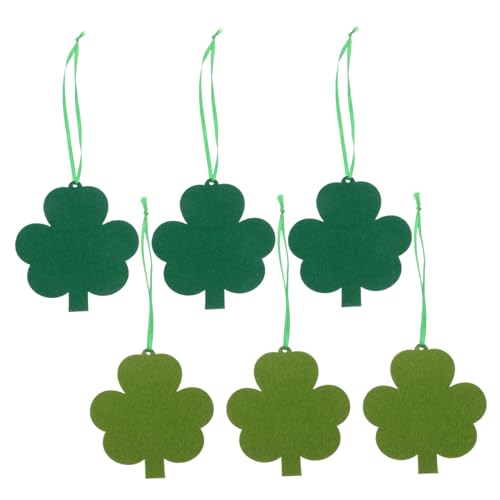 Warmhm 6 Stück Klee Dekoration Deko zum St. Patrick's Day Glücksbringer Dekoration St. Patricks Day Ornamente St. Patricks Day Dekorationen hängende Kleeblattdekorationen gefühlt Warmhm 6 Stück Klee Dekoration Deko zum St. Patrick's Day Glücksbringer Dekoration St. Patricks Day Ornamente St. Patricks Day Dekorationen hängende Kleeblattdekorationen gefühlt von Warmhm
