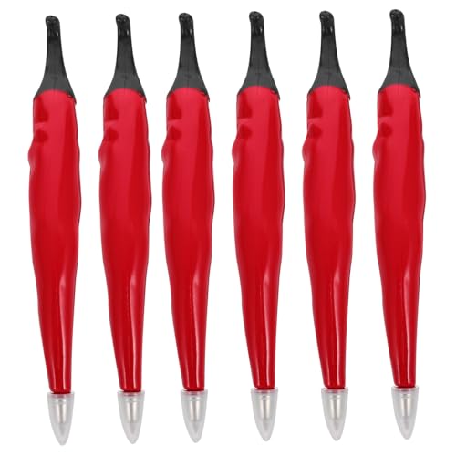 Warmhm 6 Stück Teiliges Kugelschreiber Gemüseform Ergonomisch Glattes Schreiben Party für Schule Büro Magnetisch und Warmhm 6 Stück Teiliges Kugelschreiber Gemüseform Ergonomisch Glattes Schreiben Party für Schule Büro Magnetisch und von Warmhm