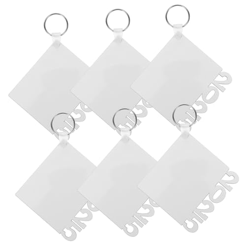 Warmhm 6 Stück Thermotransfer Schlüsselanhänger Blanko Ornamente Bilderrahmen Dekorationen Rahmen Fotorahmen DIY Sublimation Abschlussrahmen Sublimation Abschlussrahmen Warmhm 6 Stück Thermotransfer Schlüsselanhänger Blanko Ornamente Bilderrahmen Dekorationen Rahmen Fotorahmen DIY Sublimation Abschlussrahmen Sublimation Abschlussrahmen von Warmhm