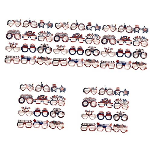 Warmhm 60 Stck. Teiliges Independence Day Papierbrillen mit Ergonomischem Design Leichte und Komfortable Partybrille für Patriotische Feiern Originelle Foto Requisiten in Verschiedenen Warmhm 60 Stck. Teiliges Independence Day Papierbrillen mit Ergonomischem Design Leichte und Komfortable Partybrille für Patriotische Feiern Originelle Foto Requisiten in Verschiedenen von Warmhm