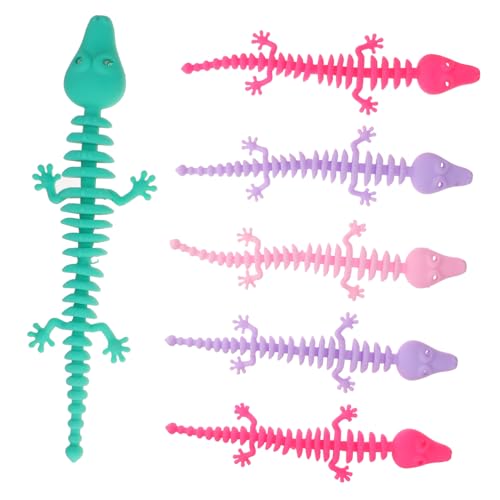 Warmhm 6Stücke Dehnbare Dinosaurier Fischknochen DIY Armbänder Sensorische Spielzeuge Für Partybevorzugungen Und Mitgebsel Für Kindergeburtstage Stressabbau Und Spaß Für Jahre von Warmhm