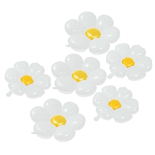 Warmhm 6st Blumenballon Mit Sechs Blütenblättern Hochzeitsdeko Gedenken Aluminiumfolie Baby Dekorationen von Warmhm