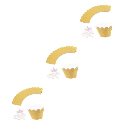 Warmhm Cupcakes 72 Stk Kuchen Dekorative Gegenstände Dekorationszubehör Für Desserttische von Warmhm
