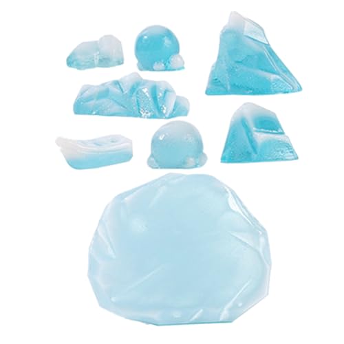 Warmhm 8 Stück Arktisches Gletschermodell kuchendekoration Pinguin deko Dekorative Eisblöcke Aquarien Dekoration Eisberg Aquarium Aquarienberg Aquarienschmuck aus Harz Kunstharz Sky-Blue Warmhm 8 Stück Arktisches Gletschermodell kuchendekoration Pinguin deko Dekorative Eisblöcke Aquarien Dekoration Eisberg Aquarium Aquarienberg Aquarienschmuck aus Harz Kunstharz Sky-Blue von Warmhm