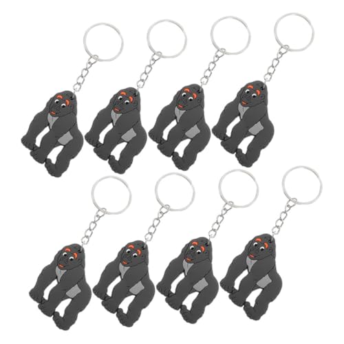 Warmhm 8 Stück Schlüsselanhänger Plüschschlüsselkette Cartoon -Schlüsselbund Babyparty -Schlüsselbund Gorilla-Anhänger zum Aufhängen Gorilla-Hängeornamente Gorilla-Taschenanhänger PVC Warmhm 8 Stück Schlüsselanhänger Plüschschlüsselkette Cartoon -Schlüsselbund Babyparty -Schlüsselbund Gorilla-Anhänger zum Aufhängen Gorilla-Hängeornamente Gorilla-Taschenanhänger PVC von Warmhm