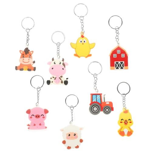 Warmhm 8 Stück Teiliges Cartoon Schlüsselanhänger mit Thema Niedliche Tier Schlüsselanhänger Stilvolle Taschenanhänger für und Dekoration Warmhm 8 Stück Teiliges Cartoon Schlüsselanhänger mit Thema Niedliche Tier Schlüsselanhänger Stilvolle Taschenanhänger für und Dekoration von Warmhm