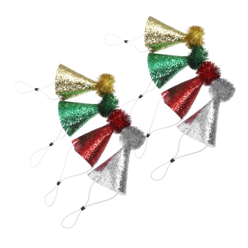 Warmhm 8 Stück Teiliges Partyhüte mit Pompons Glitzerbeschichtet Kegelhüte für Erwachsene Leichte Bequeme Kopfbedeckung für Geburtstagsfeiern Festivals und Festliche Dekorationen Warmhm 8 Stück Teiliges Partyhüte mit Pompons Glitzerbeschichtet Kegelhüte für Erwachsene Leichte Bequeme Kopfbedeckung für Geburtstagsfeiern Festivals und Festliche Dekorationen von Warmhm