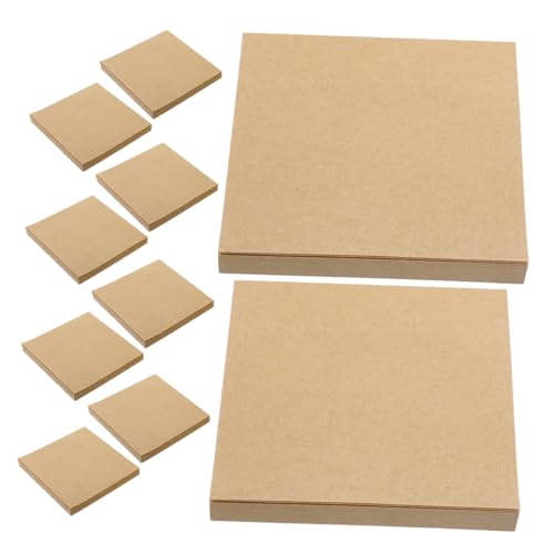 Warmhm 80 Blatt Klebezettel Notizblöcke Abreißbare Memo Pads für Schüler Leere Notizblätter Schul und Bürozubehör Block von Warmhm