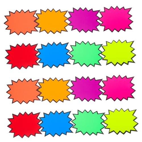 Warmhm 80Stücke Fluoreszierende Preisschilder aus Papier für Einzelhandel Langlebige Verkaufsetiketten für Märkte Garagenverkäufe Ausstellungen Warmhm 80Stücke Fluoreszierende Preisschilder aus Papier für Einzelhandel Langlebige Verkaufsetiketten für Märkte Garagenverkäufe Ausstellungen von Warmhm