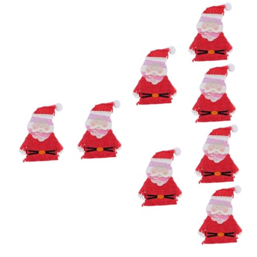Warmhm 8st Weihnachtspinata Weihnachts-pinata-füller Weihnachtssüßigkeit Gefüllte Piñata Mexikanisches Spielzeug Pinata-dekor Für Weihnachten Piñata Groß Schüttgut Grinsen Papier Rot Kind von Warmhm