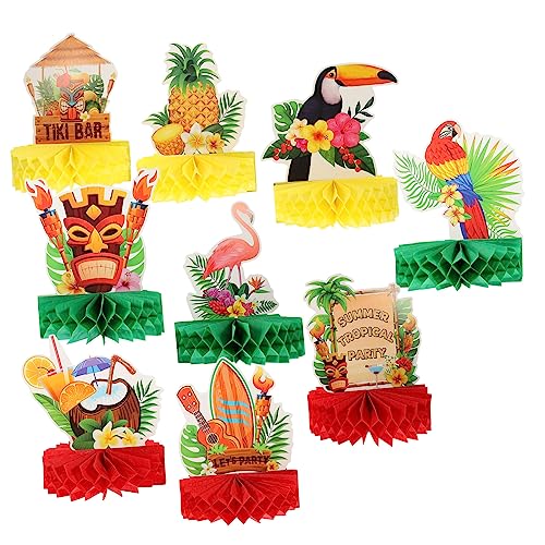 Warmhm 9 Stück Hawaiian Honeycomb Dekoration Teiliges für Tropische Partys Kreative Tischmittelstücke mit Bunten Mustern für Sommerfeiern und Luau Events Sorgt für Festliche Warmhm 9 Stück Hawaiian Honeycomb Dekoration Teiliges für Tropische Partys Kreative Tischmittelstücke mit Bunten Mustern für Sommerfeiern und Luau Events Sorgt für Festliche von Warmhm