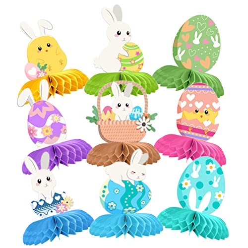 Warmhm 9 Stück Ostern-Waben-Herzstück schne nuspli osterstreudeko Wand polsterung karnevaldeko osterkinder Mädchen Dekorationen sehr wabenförmiges Herzstück Ostern Tischdekoration Papier Warmhm 9 Stück Ostern-Waben-Herzstück schne nuspli osterstreudeko Wand polsterung karnevaldeko osterkinder Mädchen Dekorationen sehr wabenförmiges Herzstück Ostern Tischdekoration Papier von Warmhm