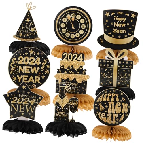 Warmhm 9 Stück Teiliges Neujahrs Themen Honeycomb Ball Kreative Tischdekoration für Partys Bienenwaben Dekorationen für Festliche Anlässe Papier Honeycomb Ornamente für Neujahr Warmhm 9 Stück Teiliges Neujahrs Themen Honeycomb Ball Kreative Tischdekoration für Partys Bienenwaben Dekorationen für Festliche Anlässe Papier Honeycomb Ornamente für Neujahr von Warmhm