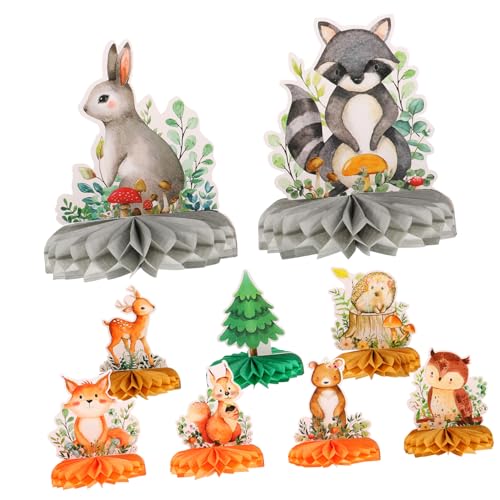 Warmhm 9 Stück Teiliges Tier Honigwaben Mittelstücke für Mottoparty Tischdekoration für Kindergeburtstage Hochzeiten und Feierlichkeiten Niedliche Waldtier Dekorationen für Fröhliche Warmhm 9 Stück Teiliges Tier Honigwaben Mittelstücke für Mottoparty Tischdekoration für Kindergeburtstage Hochzeiten und Feierlichkeiten Niedliche Waldtier Dekorationen für Fröhliche von Warmhm