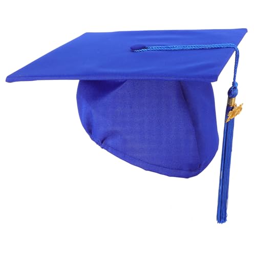 Warmhm Abiturmütze Quastenkappen Graduierungskappen Abschlusskappen für Senioren Suitendekoration Abschlussmütze Studienabschluss Hut Abschlusshut College-Abschlusskappe Polyester Blue Warmhm Abiturmütze Quastenkappen Graduierungskappen Abschlusskappen für Senioren Suitendekoration Abschlussmütze Studienabschluss Hut Abschlusshut College-Abschlusskappe Polyester Blue von Warmhm
